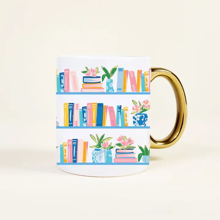 Book Shelfie Ceramic Mug
