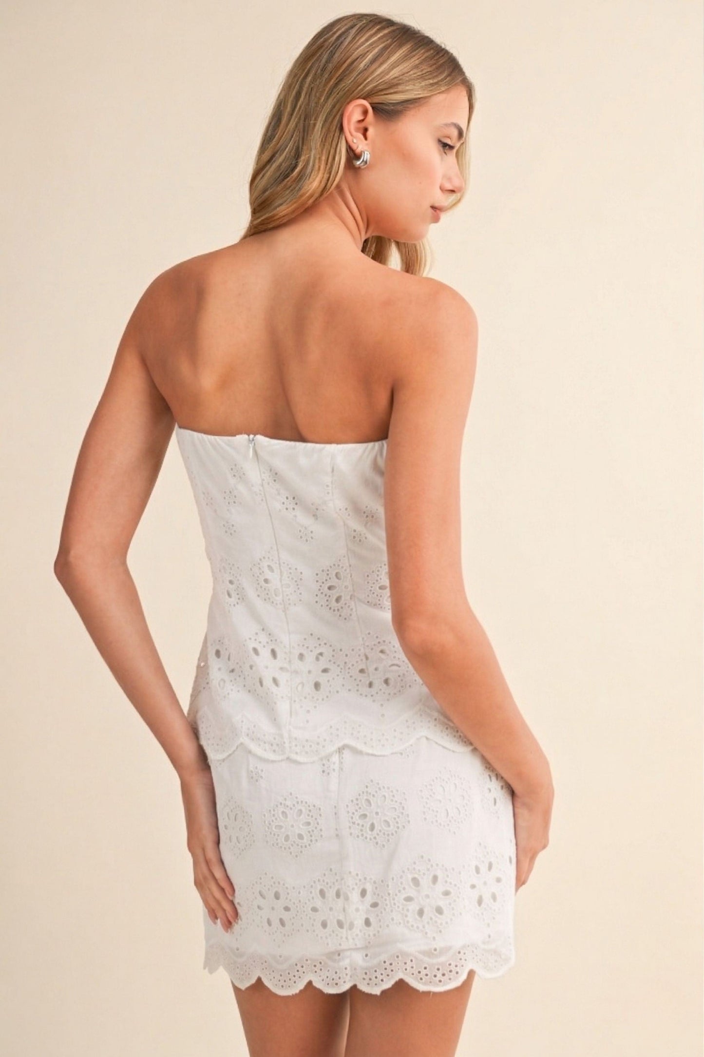 Eyelet Elegance Top