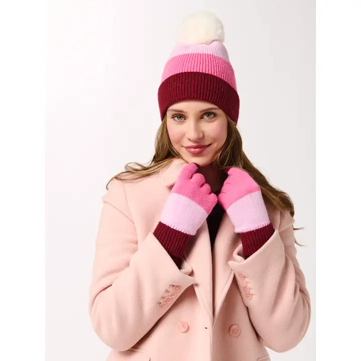 Charlotte Touchscreen Gloves (Wine)