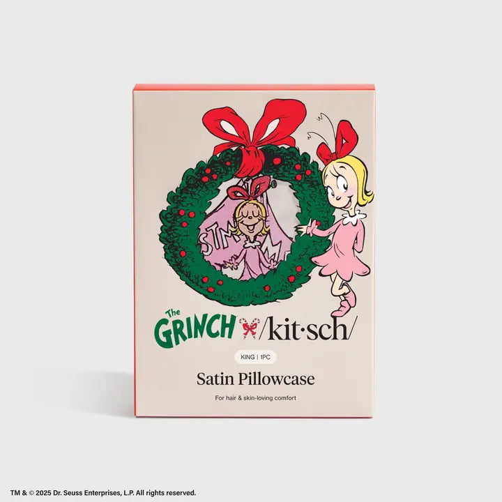 Cindy Lou Who Satin King Pillowcase