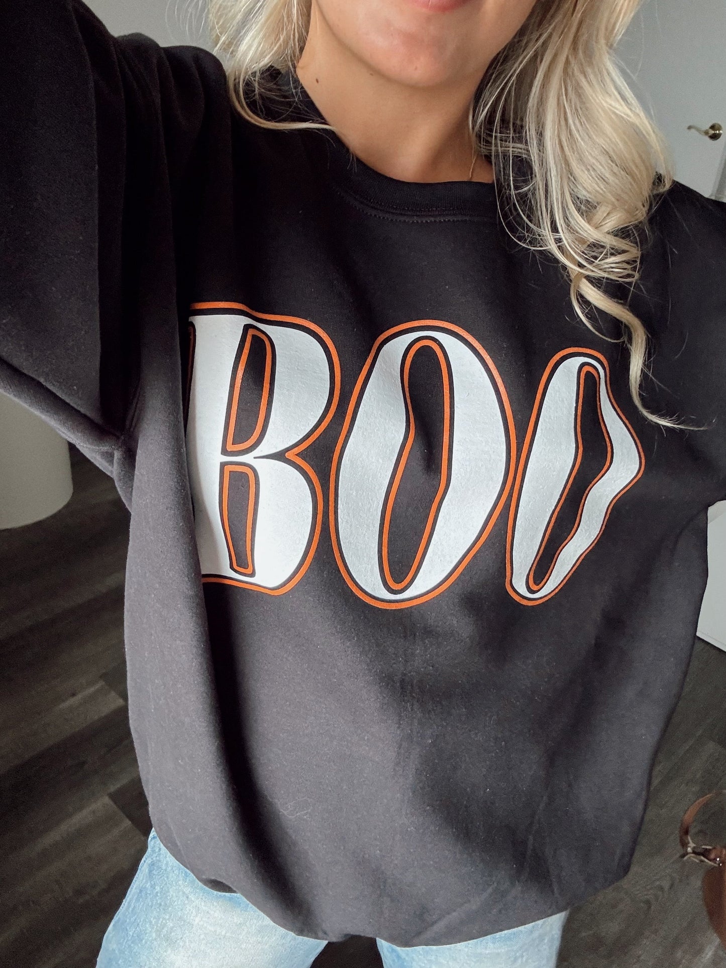 Boo Crewneck Sweatshirt