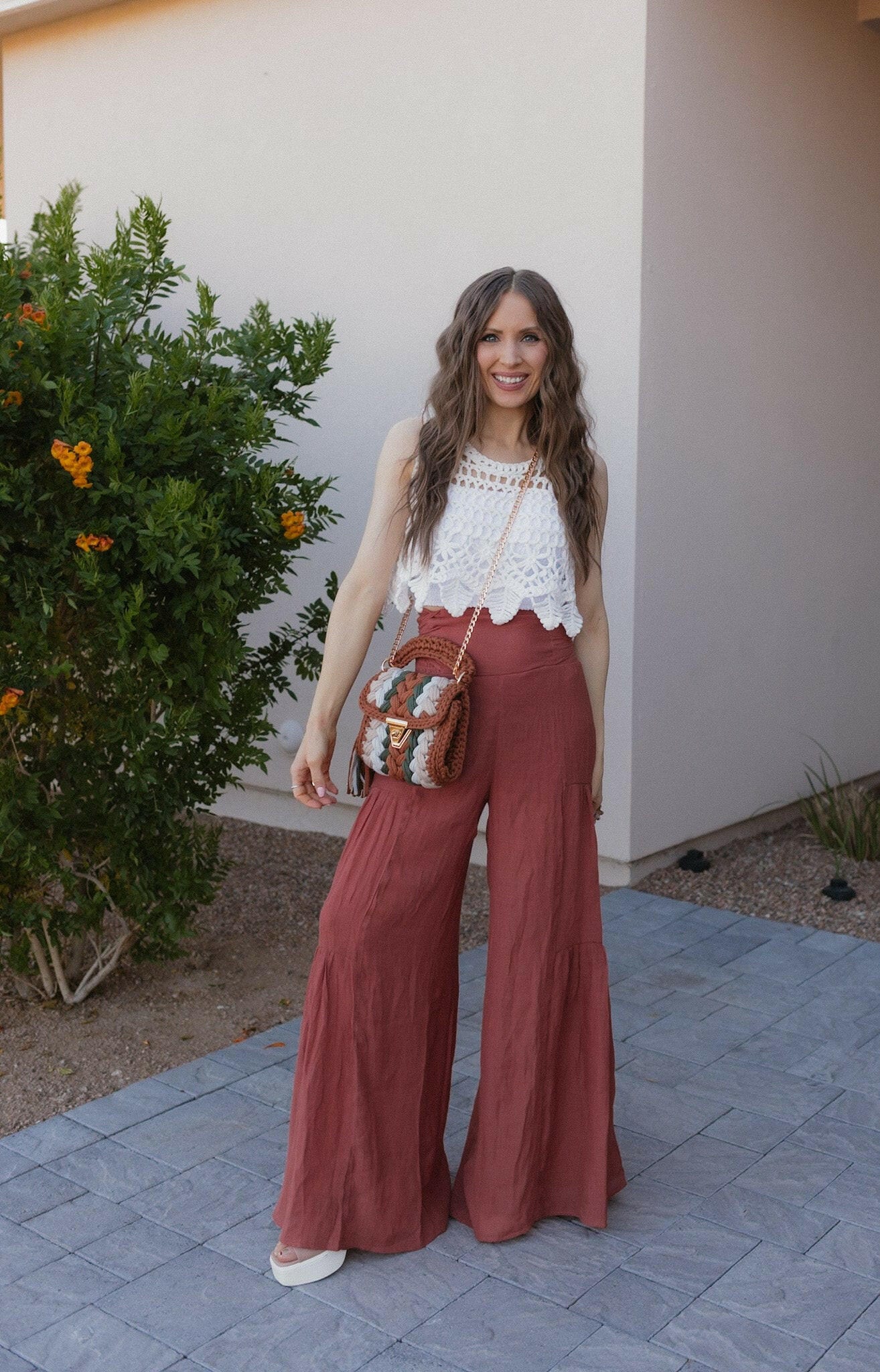 Boho Breeze Tiered Palazzo Pants S-3X