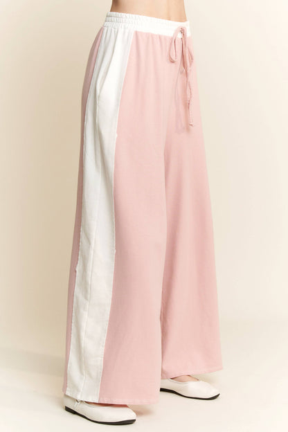 J.Her Washed Contrast Side Spring Lounge pants