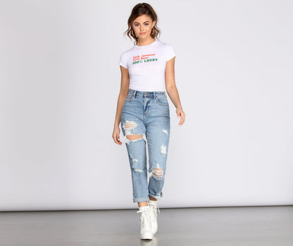 100% Lucky Cotton Tee