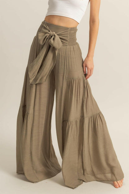 Boho Breeze Tiered Palazzo Pants S-3X
