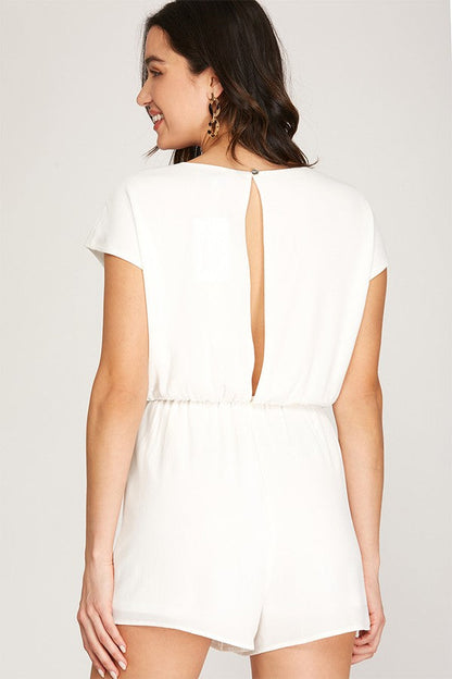 Connie V-Neck Romper