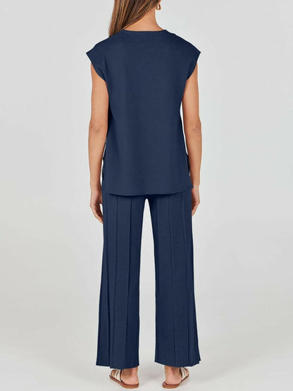 Best of Both Worlds Top and Pants Knit Set