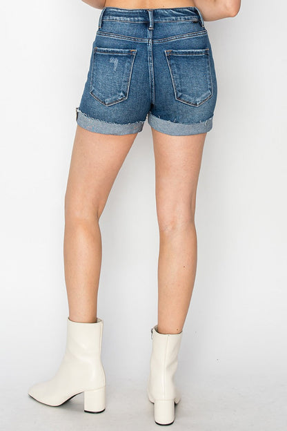 HR Button Down Turn Up Cuff Shorts