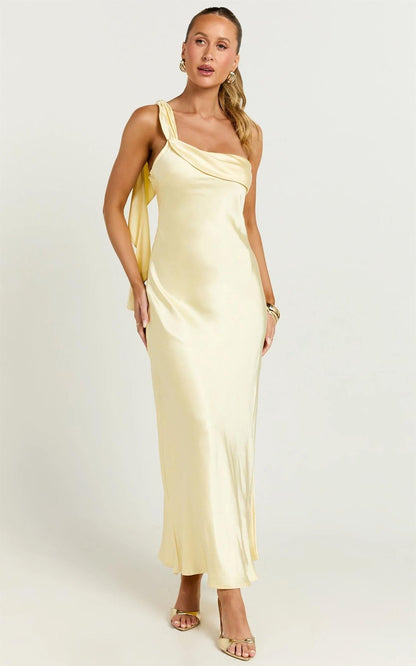 Elsa Satin Maxi Dress