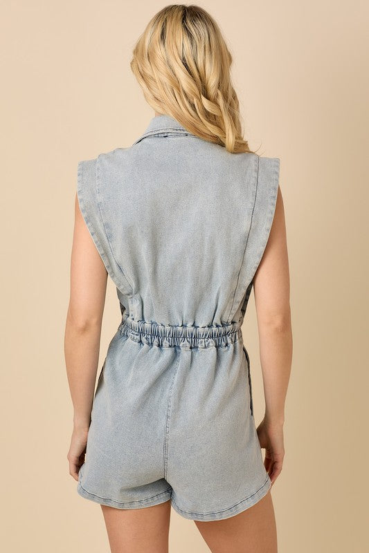 Declan Denim Romper