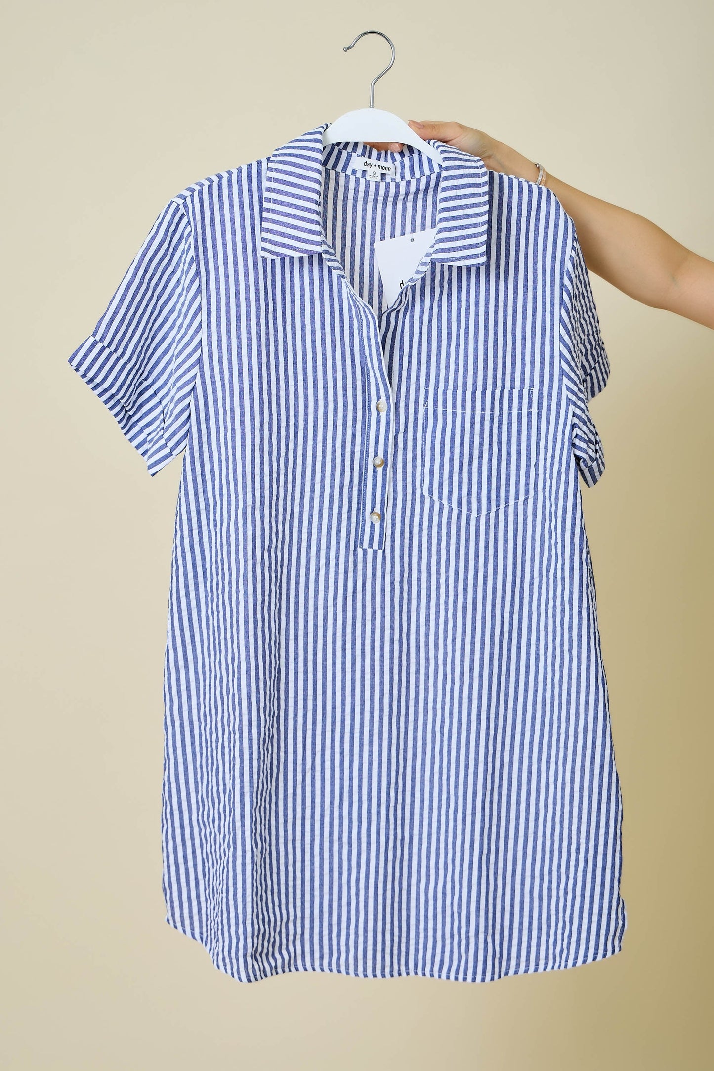 Edie Striped Mini Dress