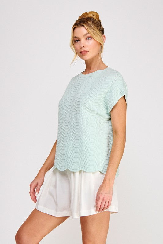 Cool Breeze Knit Top