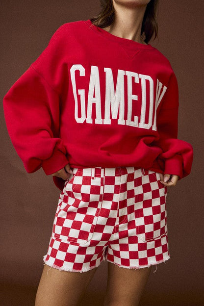 Checkmate Denim Shorts