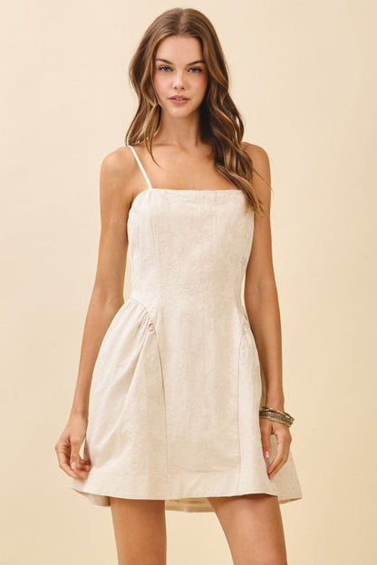 Delicate Floral Mini Dress