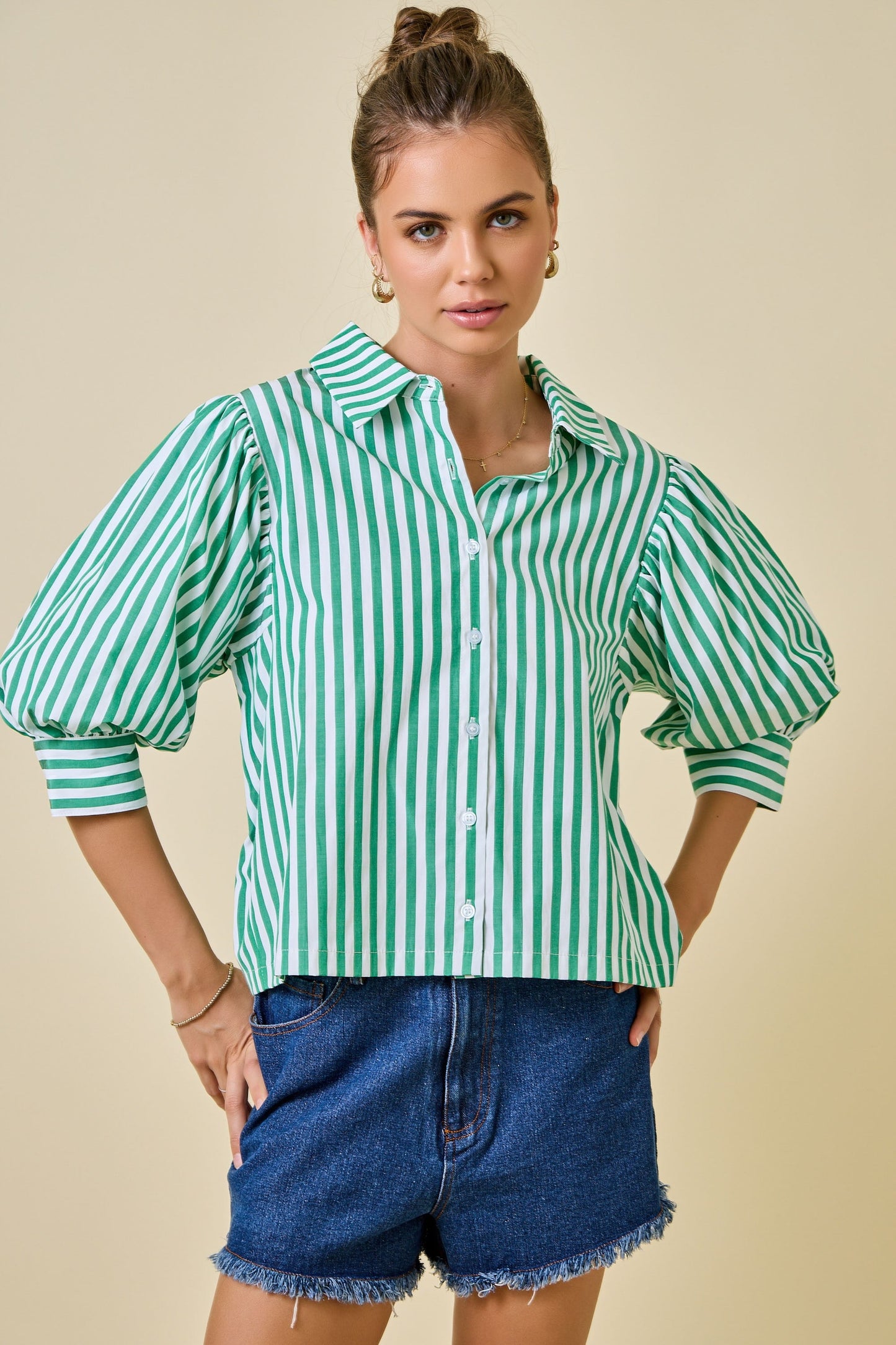 Class Act Striped Top