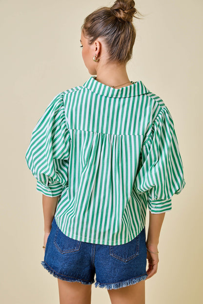 Class Act Striped Top