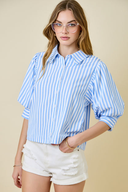 Class Act Striped Top