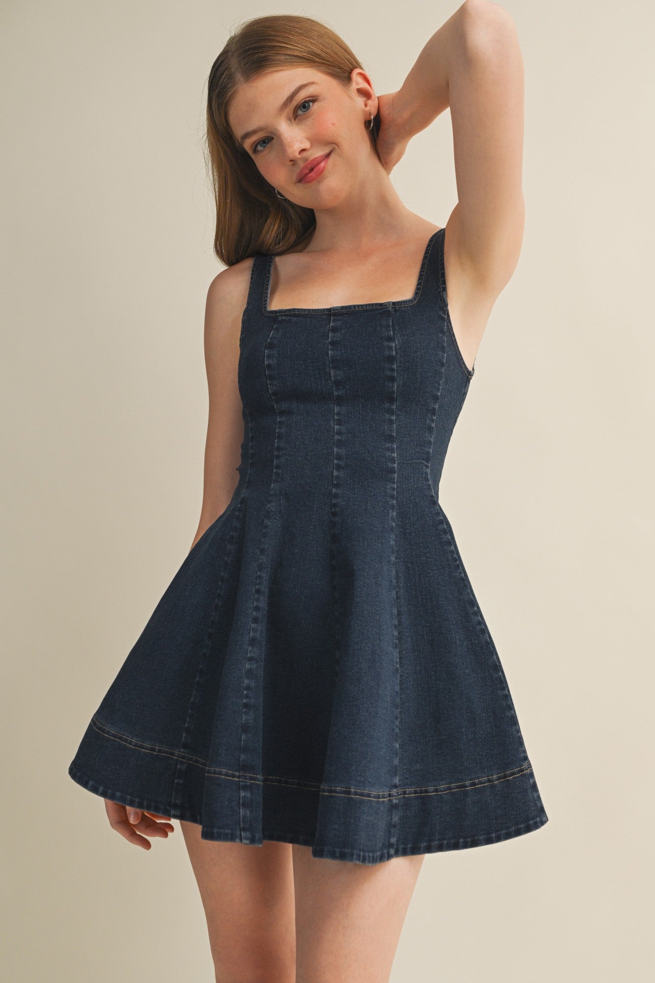Faded Flare Mini Dress