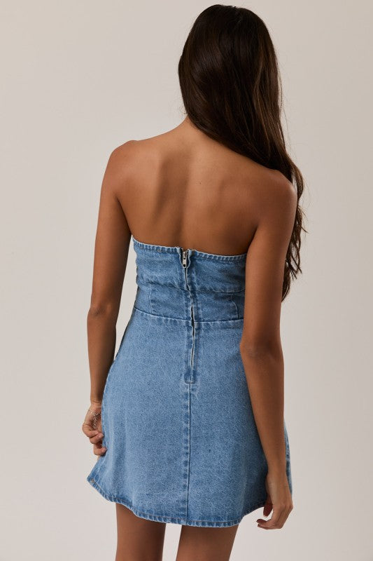 Delia Denim Mini Dress