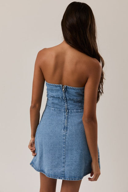 Delia Denim Mini Dress