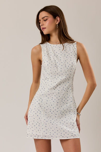 Dainty Bloom Mini Dress