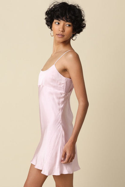 Avery Satin Mini Dress