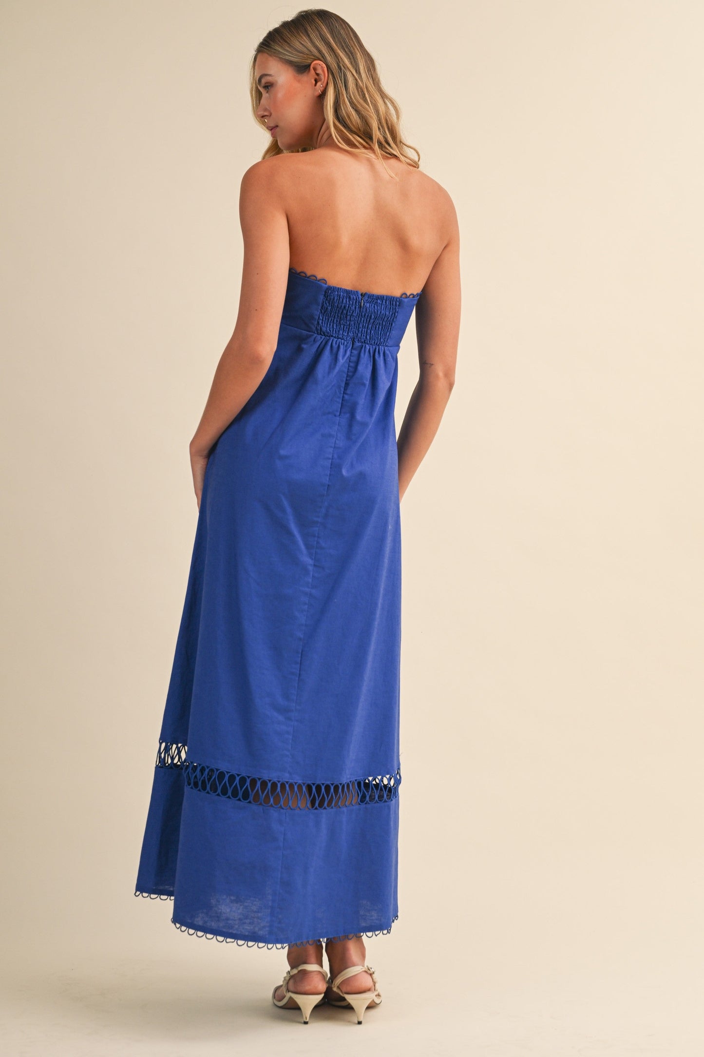 Cobalt Coast Midi Dress
