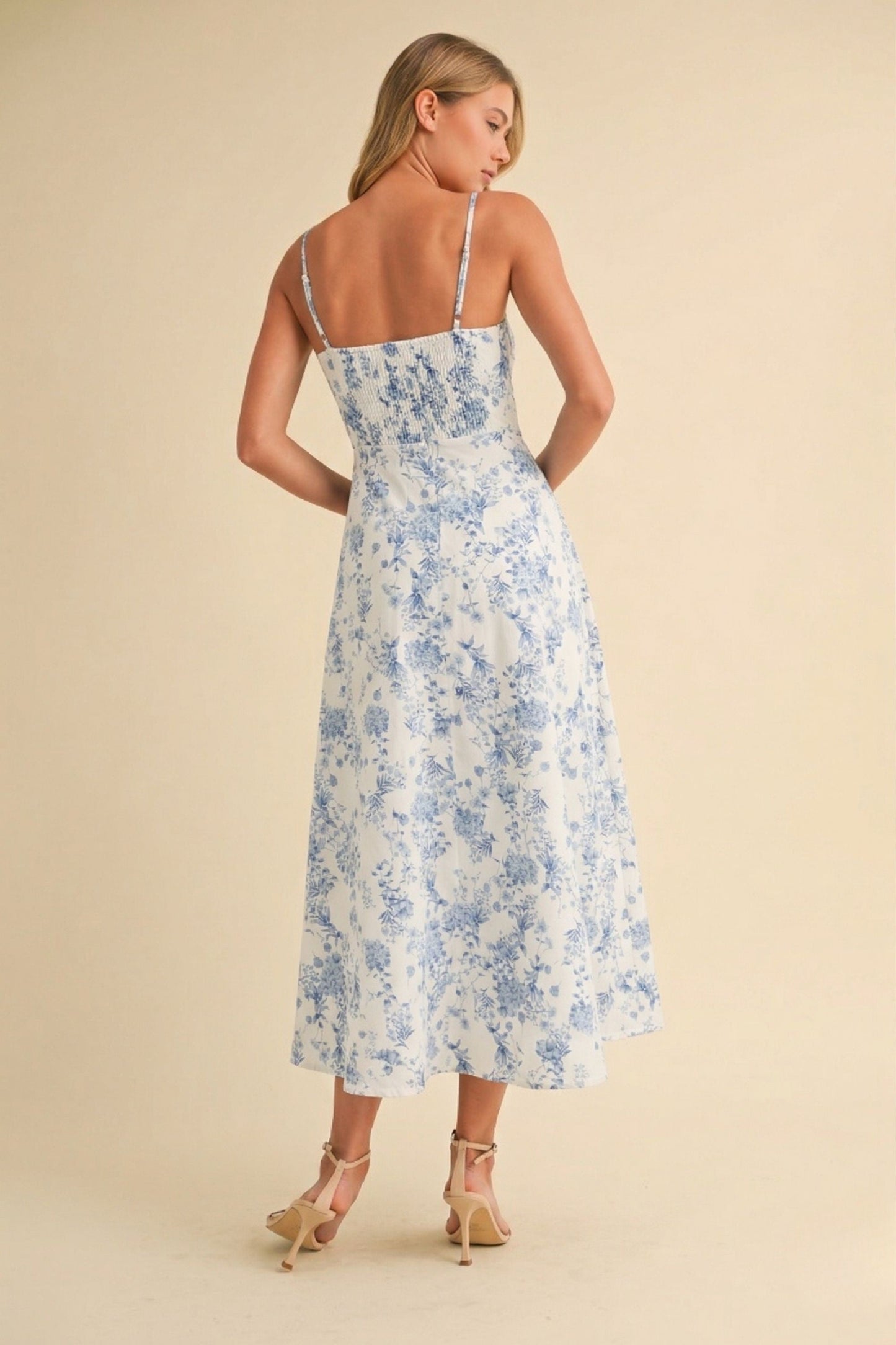 Cottage Bloom Midi Dress
