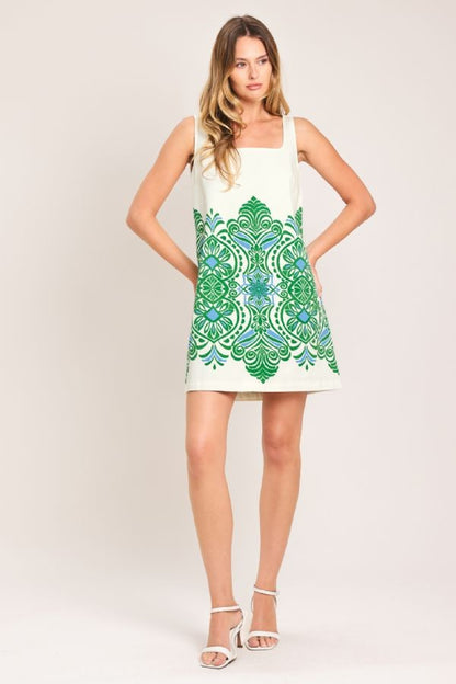 Emerald Escape Mini Dress
