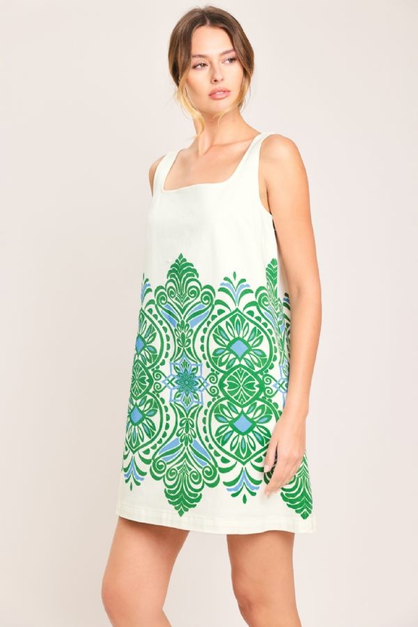 Emerald Escape Mini Dress