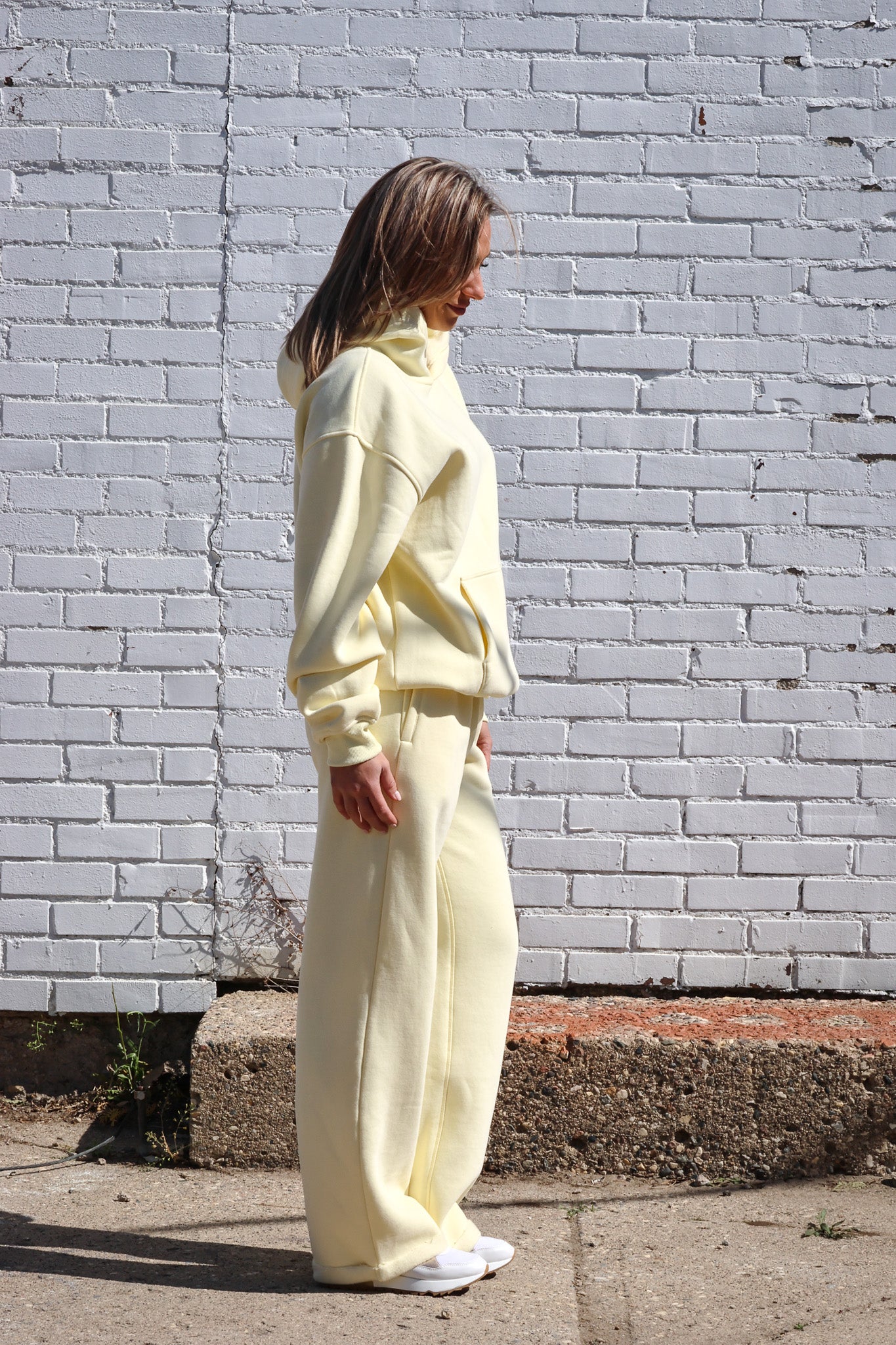 Lani Cloud Fleece Wide Leg Sweat Set