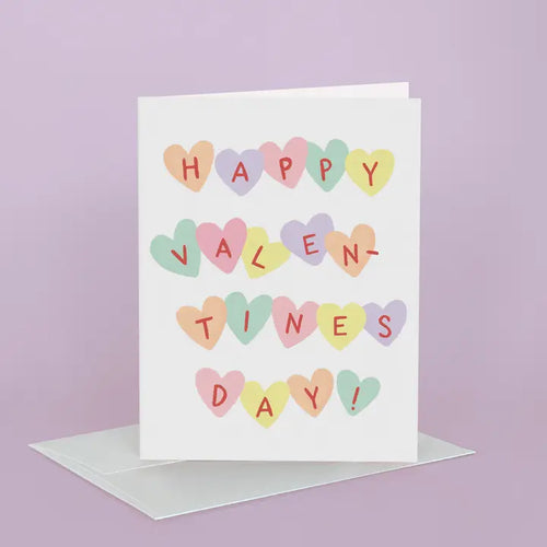 Conversation Hearts Card