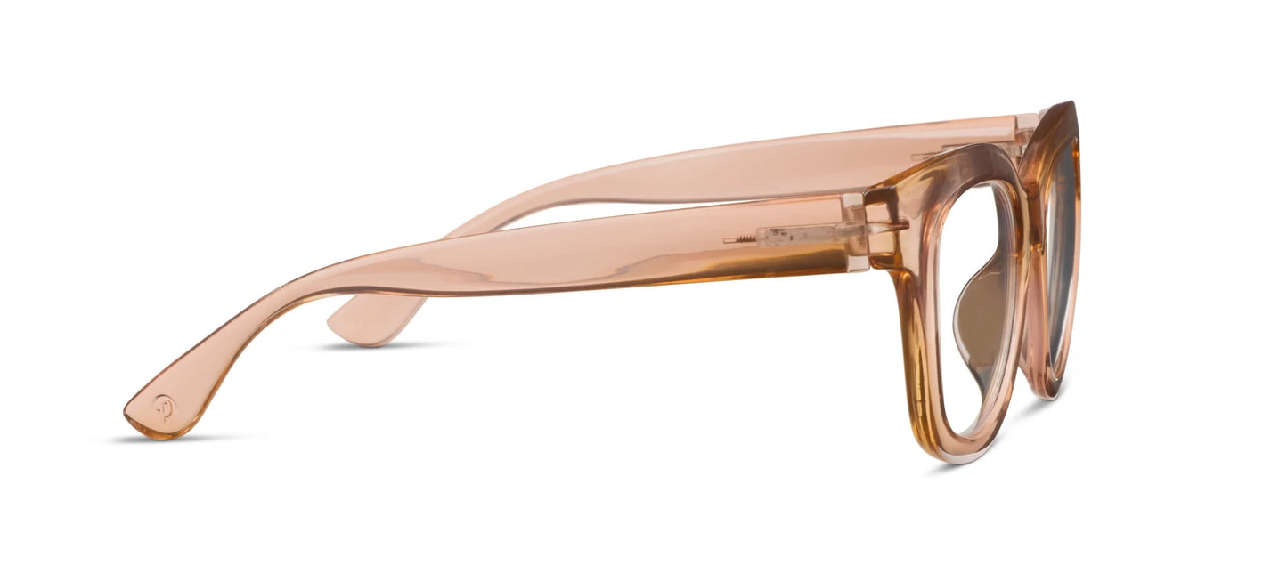 Center Stage Blue Light Glasses (Tan)