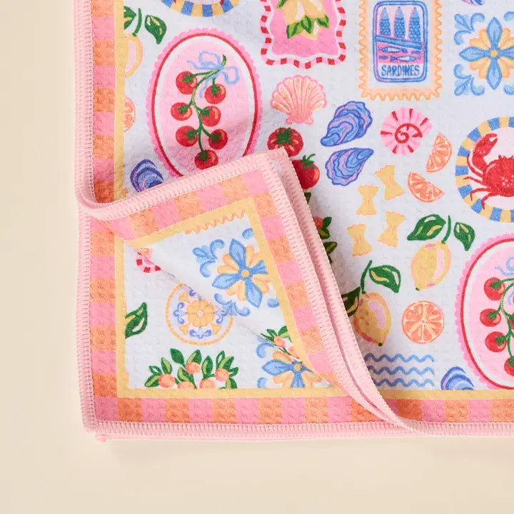 Ciao Bella Waffle Tea Towel