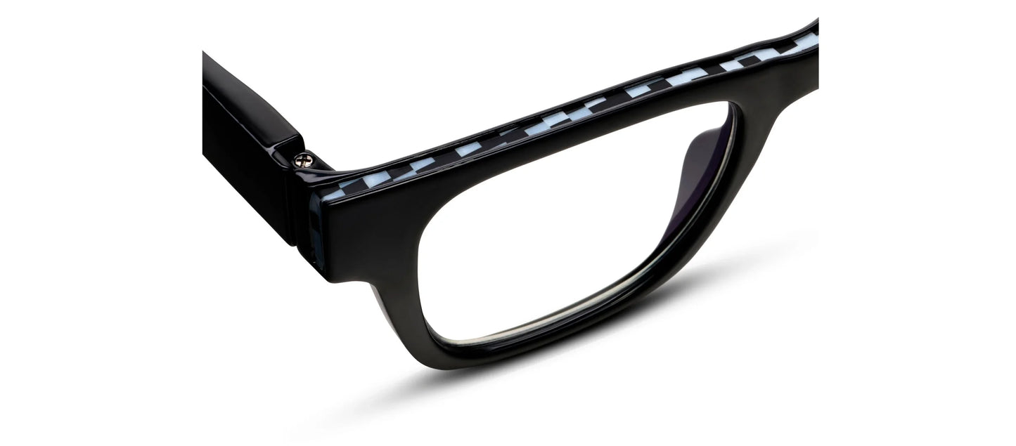Black Bernadette Reading Glasses +1.00