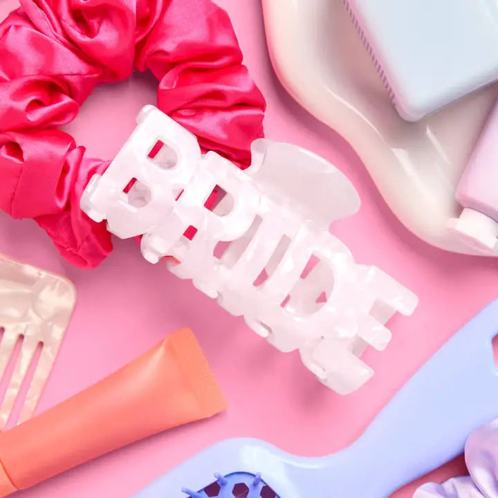 Bride Word Claw Clip