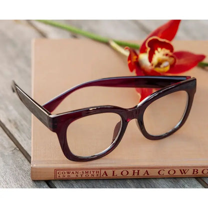 Center Stage Glasses (Dark Cherry +1.50)