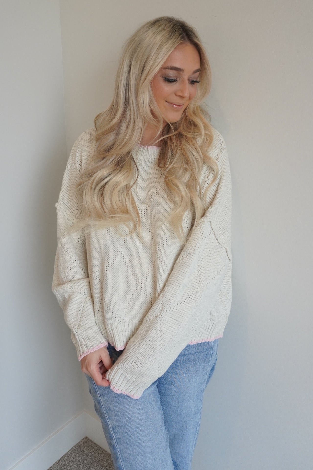 Diamond Knit Sweater