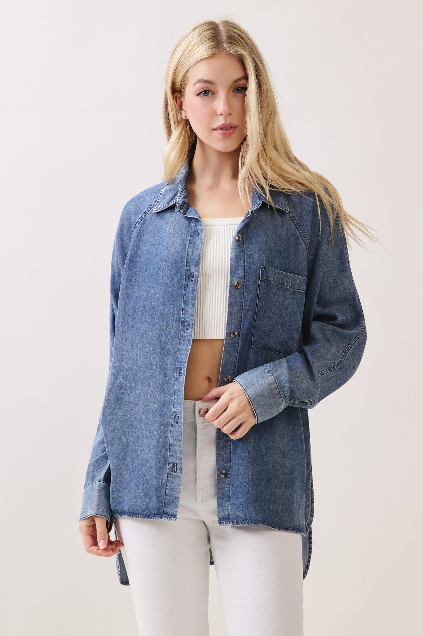 Daytona Denim Top