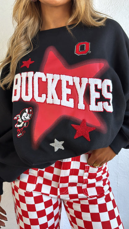 Scarlet Spirit Crewneck, Washed Black
