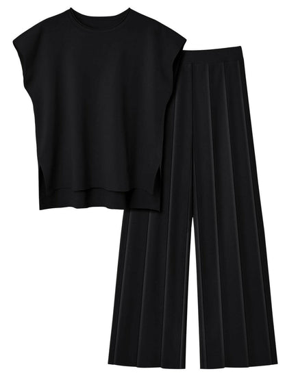 Best of Both Worlds Top and Pants Knit Set