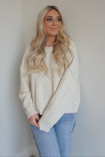 Diamond Knit Sweater