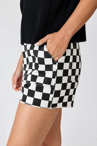 Checkmate Denim Shorts