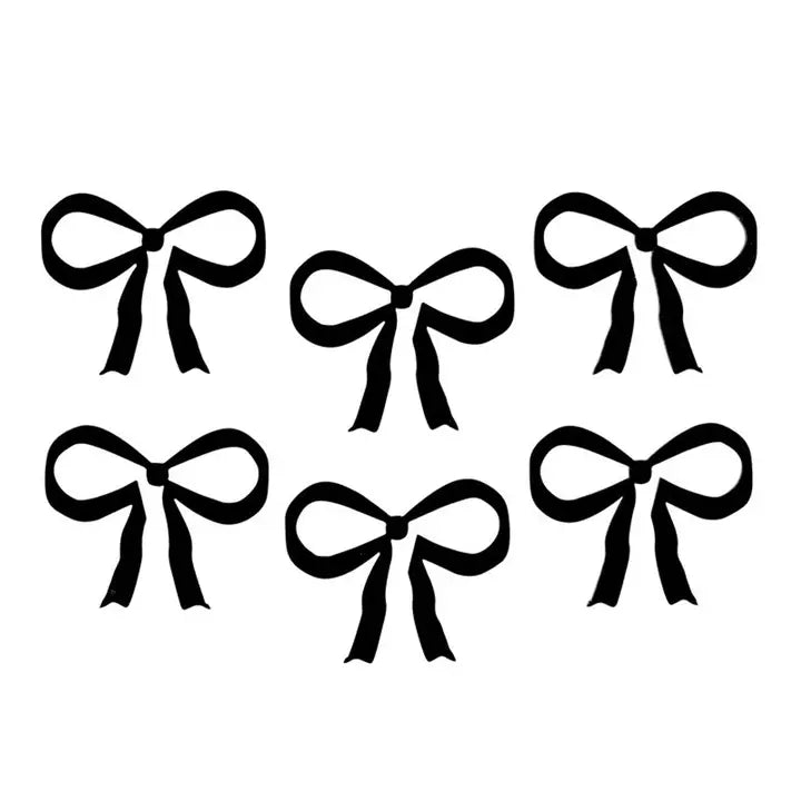 Bow Acrylic Drink Tags