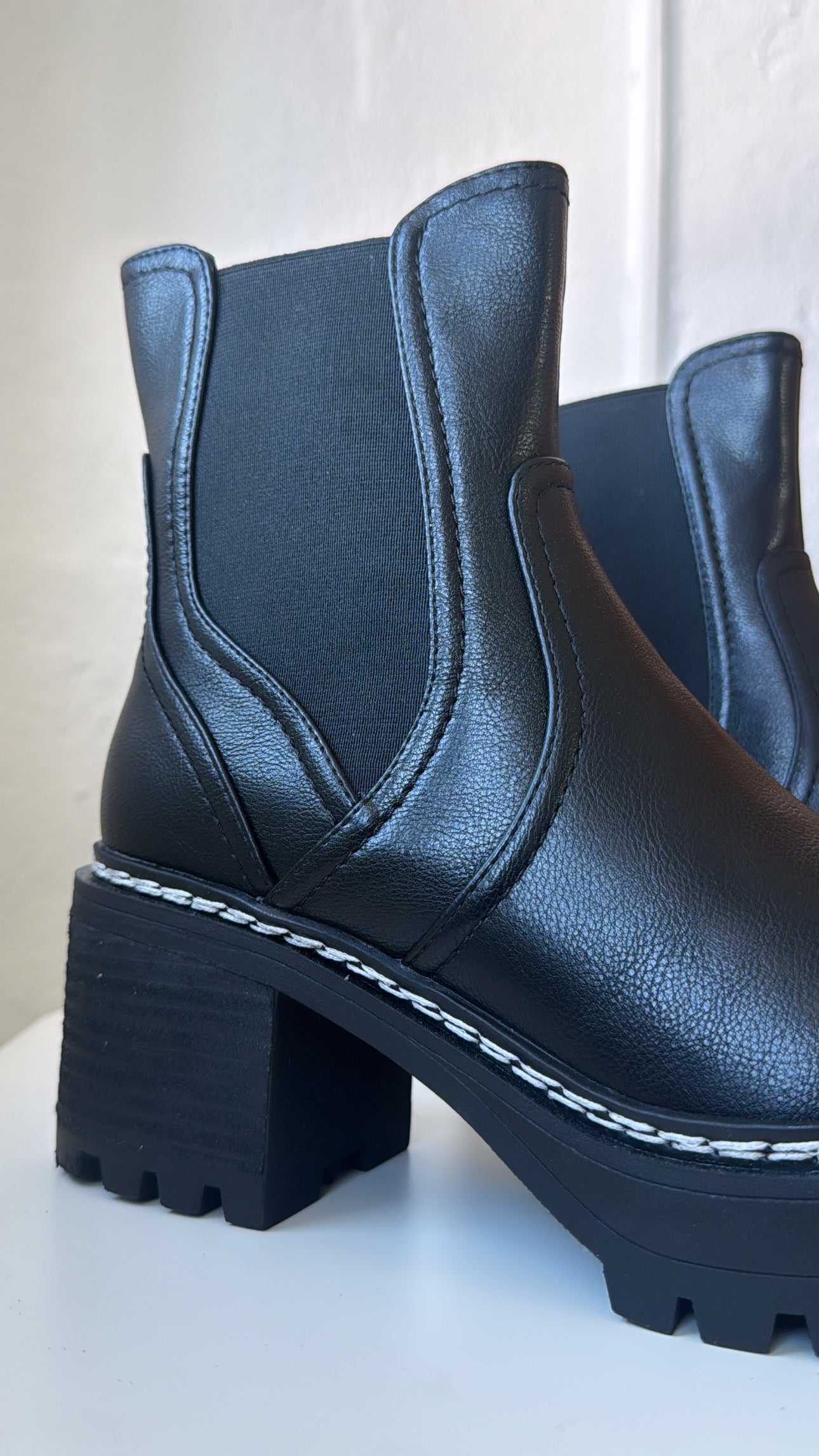 Torren Heeled Boots, Black