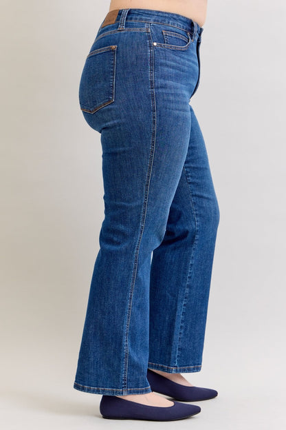 Judy Blue Curvy HW Tummy Control Straight