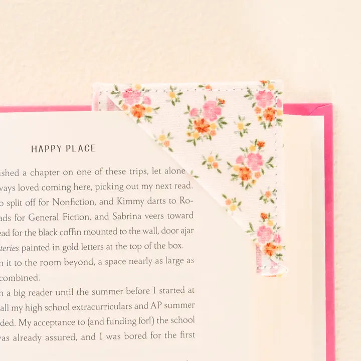 Endless Daydream Cream Fabric Bookmark