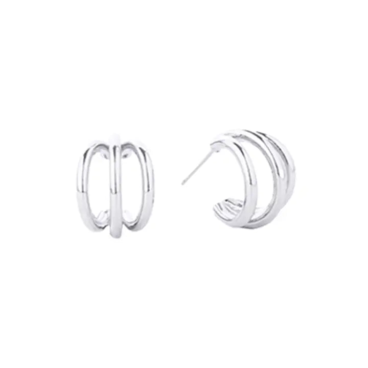 Double Ring Hoops