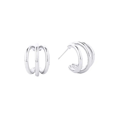 Double Ring Hoops