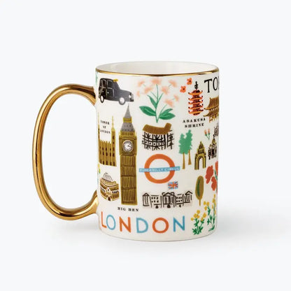 Bon Voyage Porcelain Mug